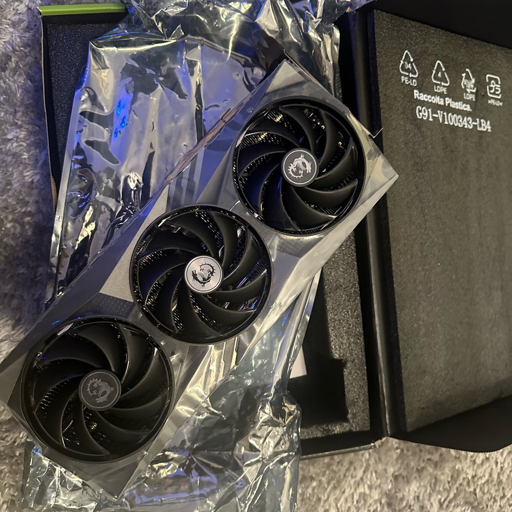 MSI Black Graphics Card